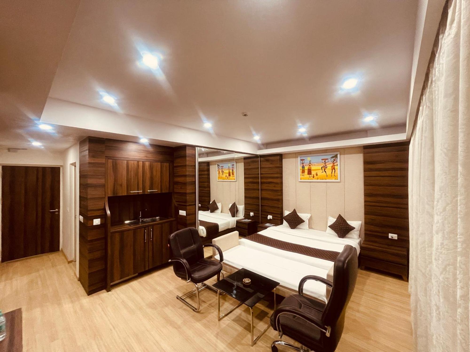 The Grace Residency - Gomtinagar, Lucknowアパートホテル エクステリア 写真